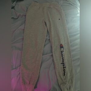 Medium Kids Champion Grey Sweatpants